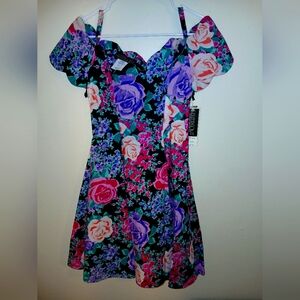 90'S FLORAL DRESS